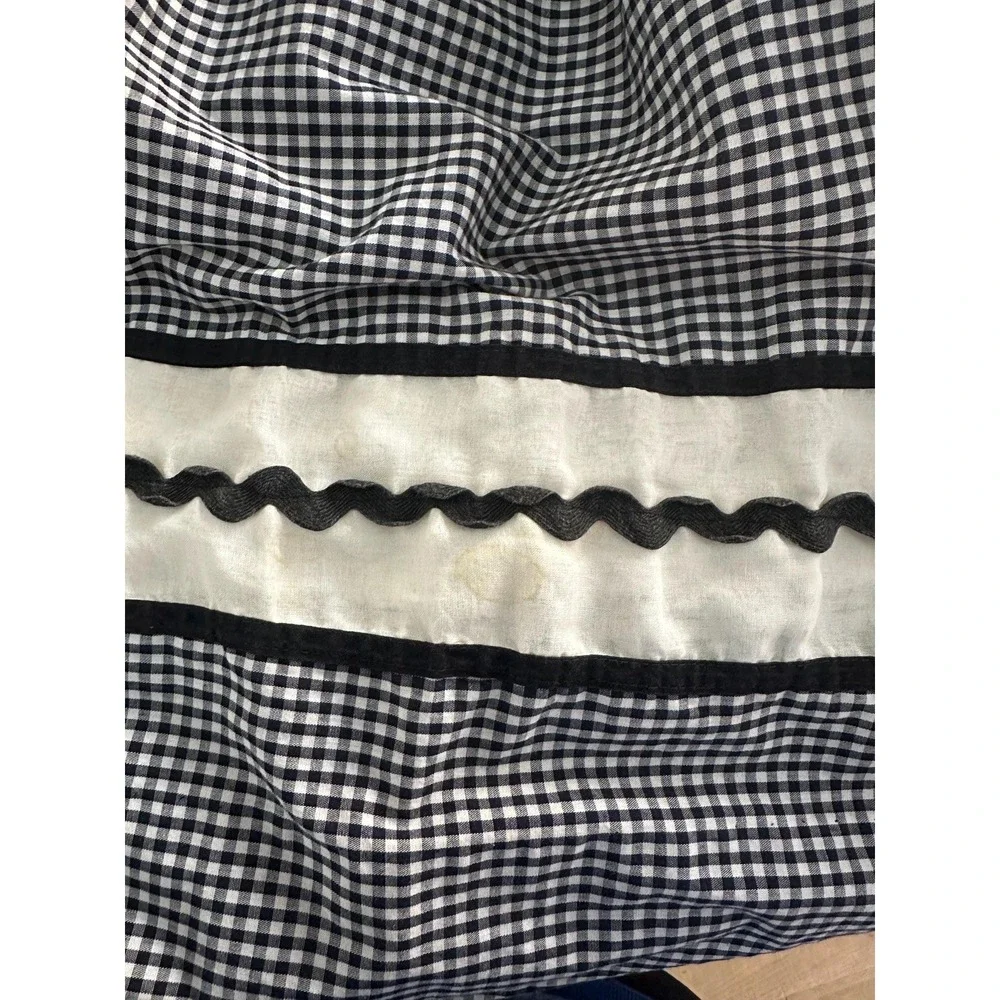 1950s‎ Dress Chechered Cotton Summer Full Skirt Rockabilly (Size M)
